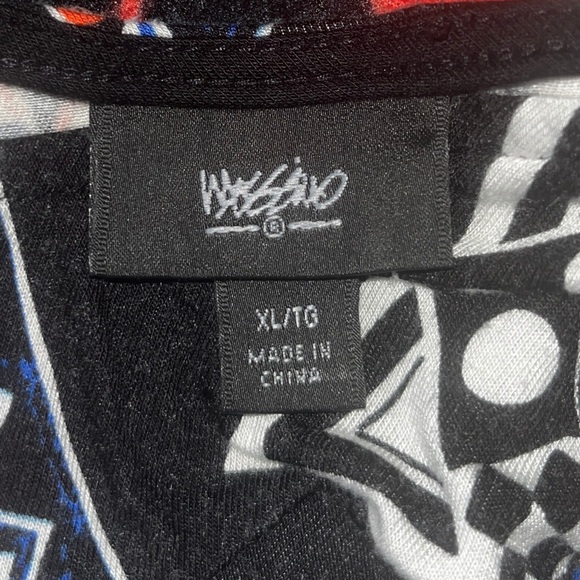 Mossimo Women’s XL Boho Geometric Print Maxi Dress Multicolor Spaghetti Strap - Picture 3 of 4